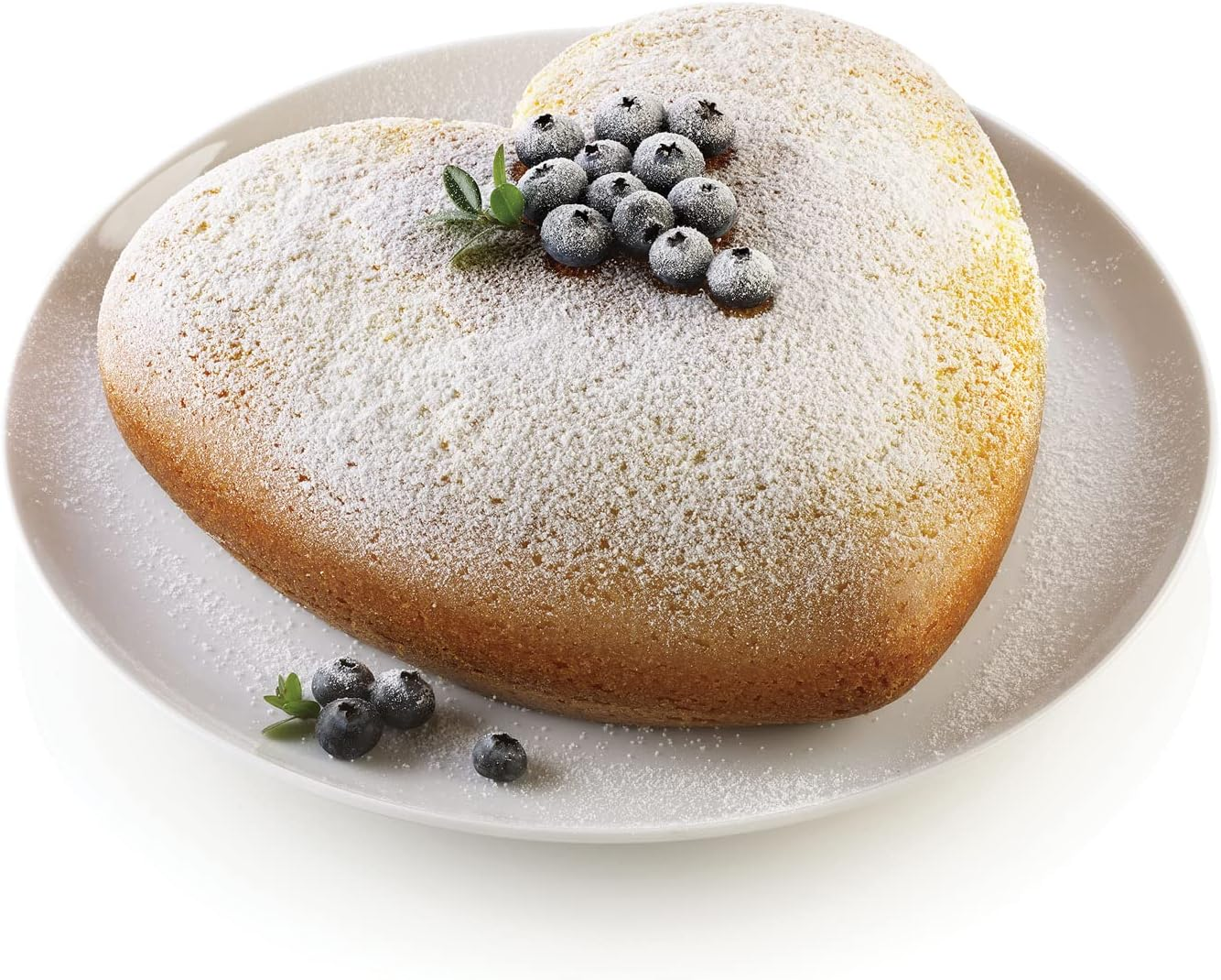 Silikomart Silicone Mold Batticuore Flexible Heart-Shaped Cake Pan with 3D Technology, 50-3/4-Fluid Ounces, Gray image number 6