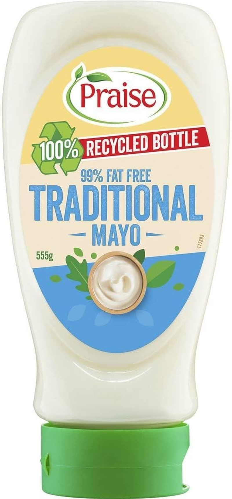 Praise Fat Free Traditional Mayonnaise Squeeze, 555 Ml image number 2