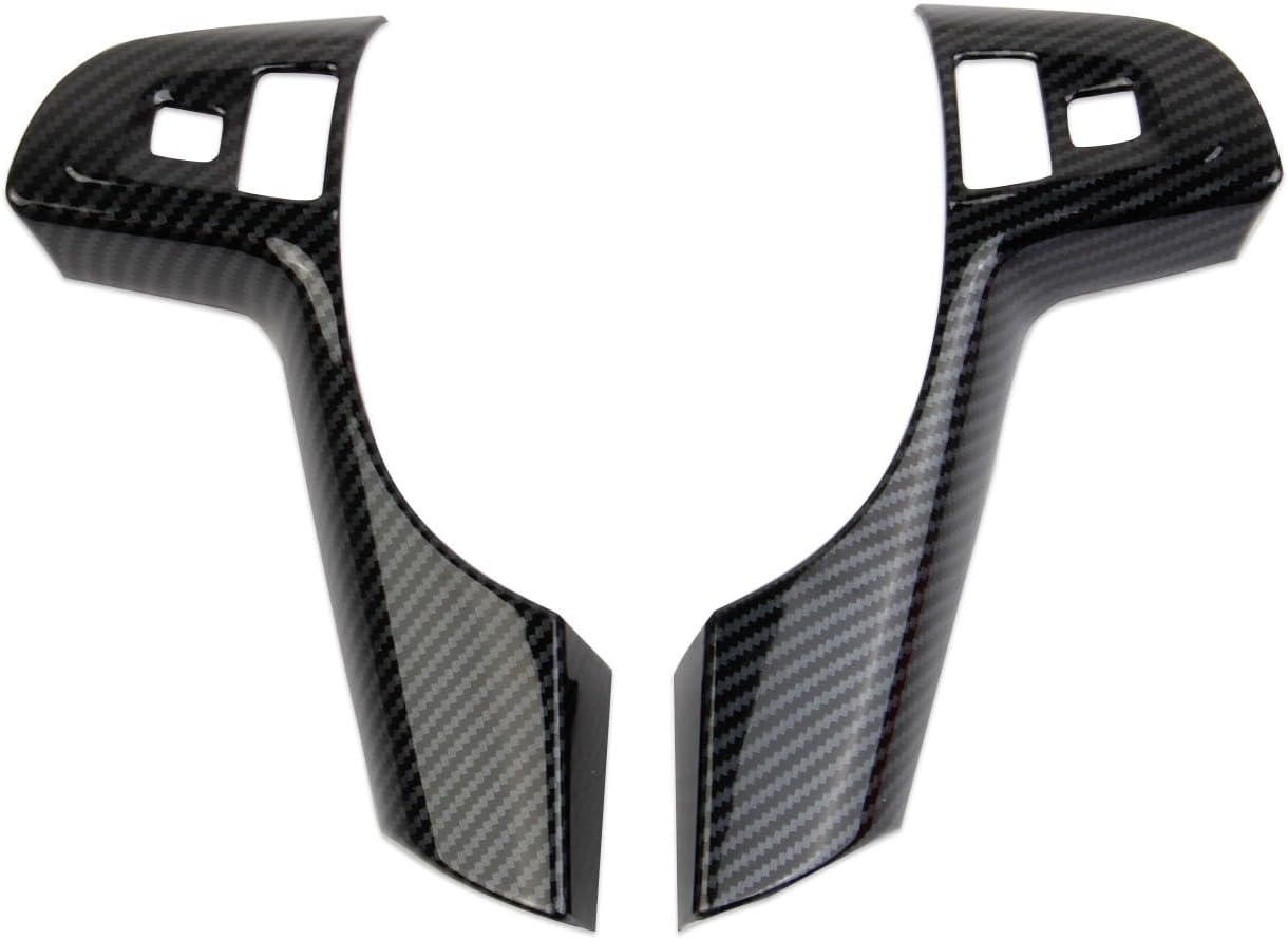 Korlot Carbon Fiber Style Interior Steering Wheel Cover Trim Accessories for Pontiac G8 image number 4