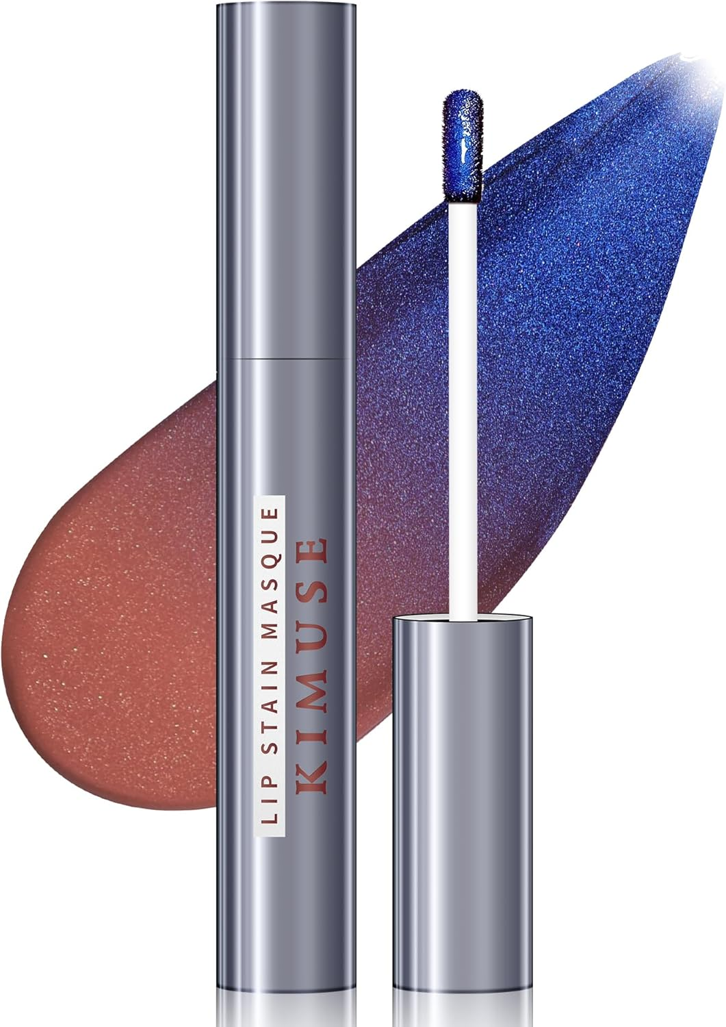 KIMUSE Lip Stain Masque, Lip Stain Peel off Long-Lasting, Hydrating, & Smudge-Proof Lip Color with Highly Pigmentation, Natural Matte Finish Peel off Lipstains