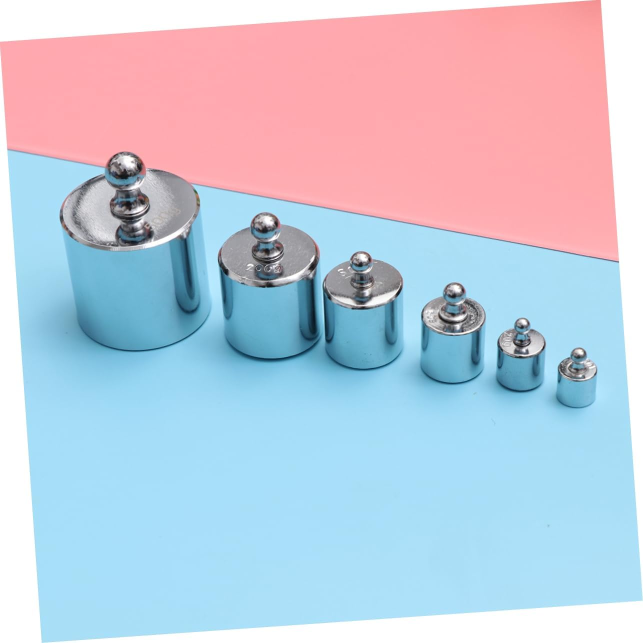 KALLORY 10G Calibration Weights Grams Steel Weights Kit for Scale Includes Tweezers for Weighing Scale Calibration in Laboratory Workshop image number 2