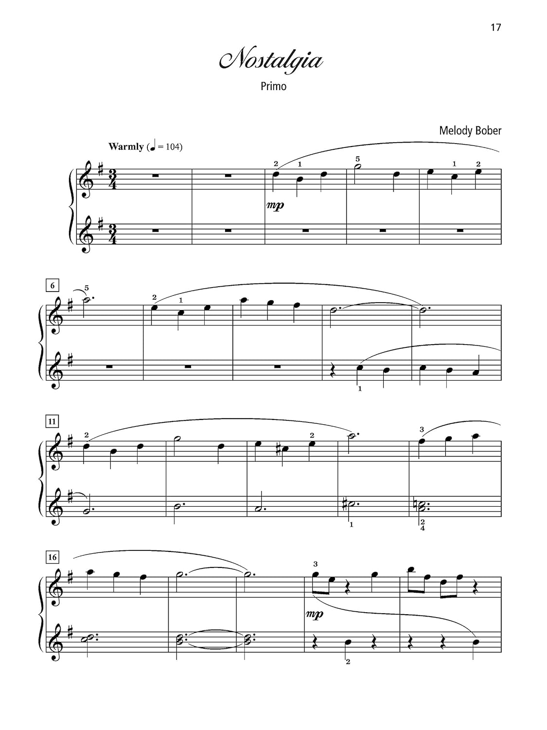 Grand Duets for Piano - Book 4: 6 Early Intermediate Pieces for One Piano, Four Hands image number 4
