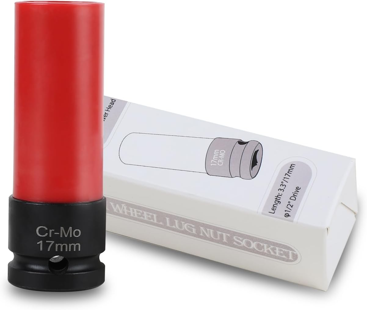 ITEQ Protective Wheel Lug Nut Socket for Mercedes Benz with 17Mm Convex, Flower Head Lug Nut Socket image number 6