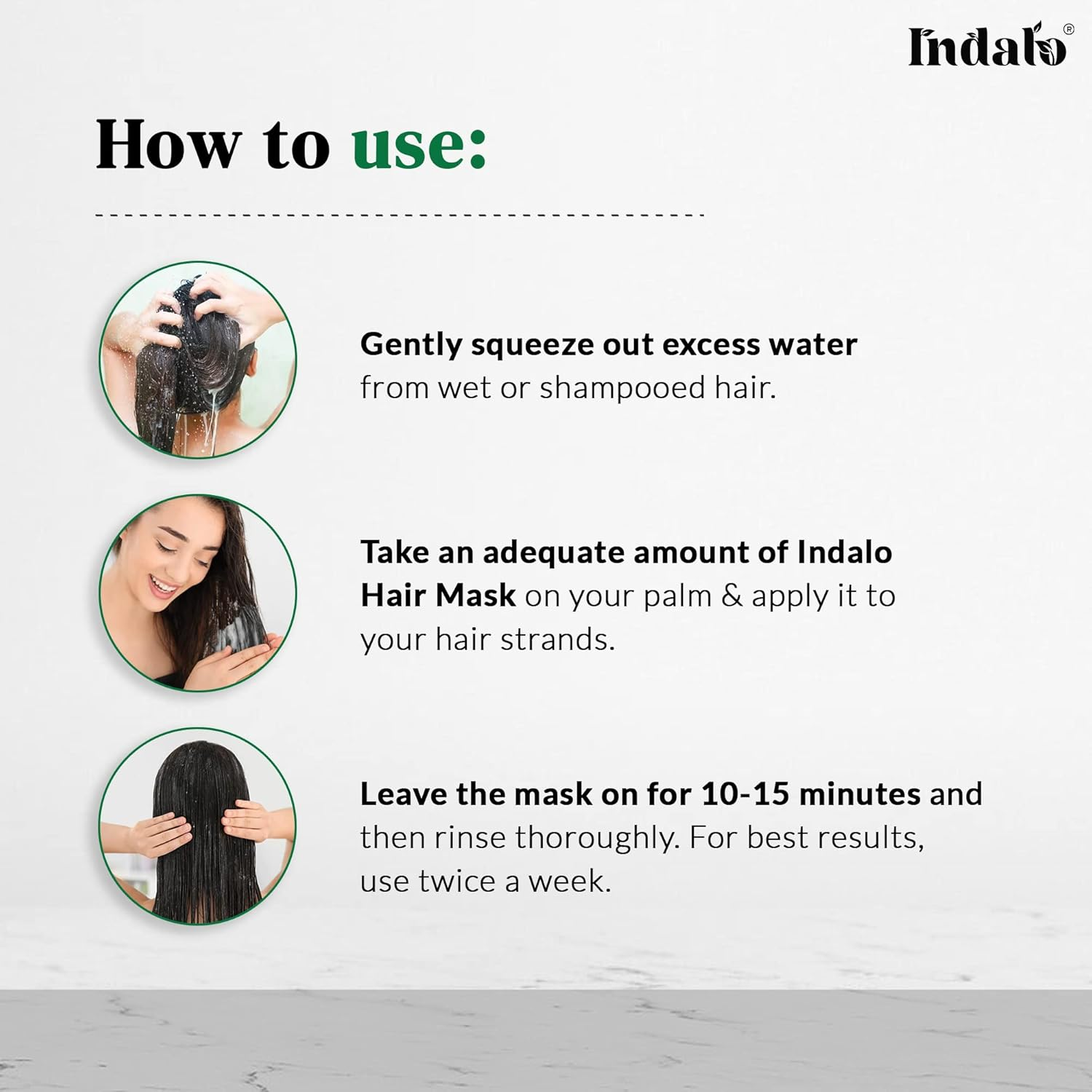 Indalo Professional Keratin Milk Protein - Collagen Argan Oil Hair Mask for Promotes Healthy, Long, Strong & Shiny Hair, Hair Growth | Quinoa Hair Mask with Keratin & Argan Oil for Women & Men(200Gm) image number 3