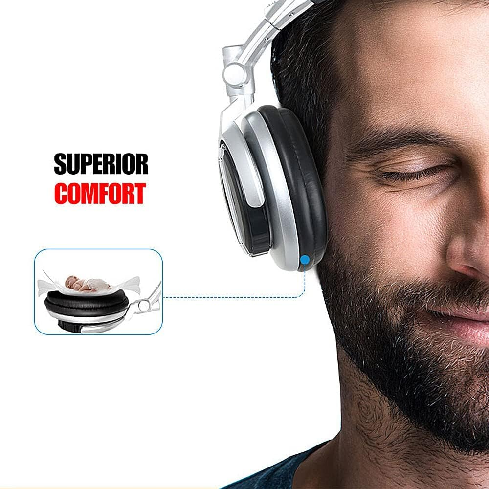 ST-80 Wired Stereo Headset Ergonomic Recording DJ Studio Monitor Headphone with 3.5Mm Plug 50Mm Driver Unit image number 5