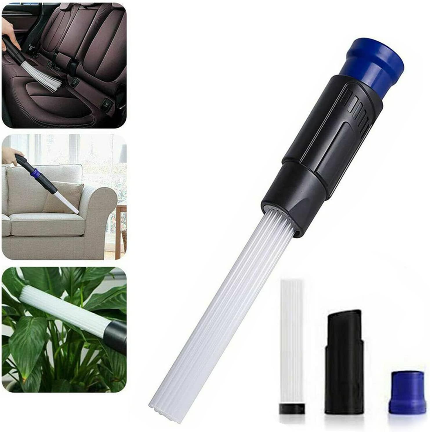 Multifunction Vacuum Cleaner Dust Dirt Remover Brush Duster Tool Cleaner Vacuum EE Universal Attachment Household Clean Tools image number 3