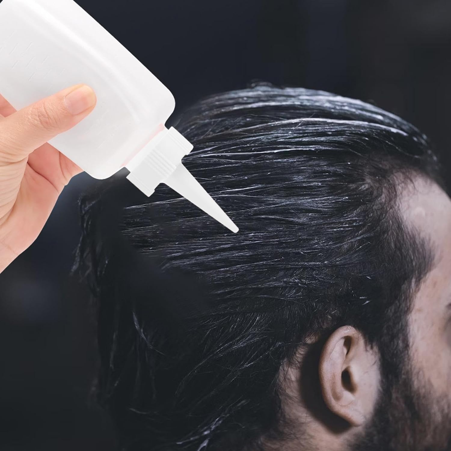 6X Squeeze Applicators Bottles Hair Coloring Bottle Multipurpose Bath Supplies Shampoo Bottles for Home Use Hairdressing, Medium image number 6