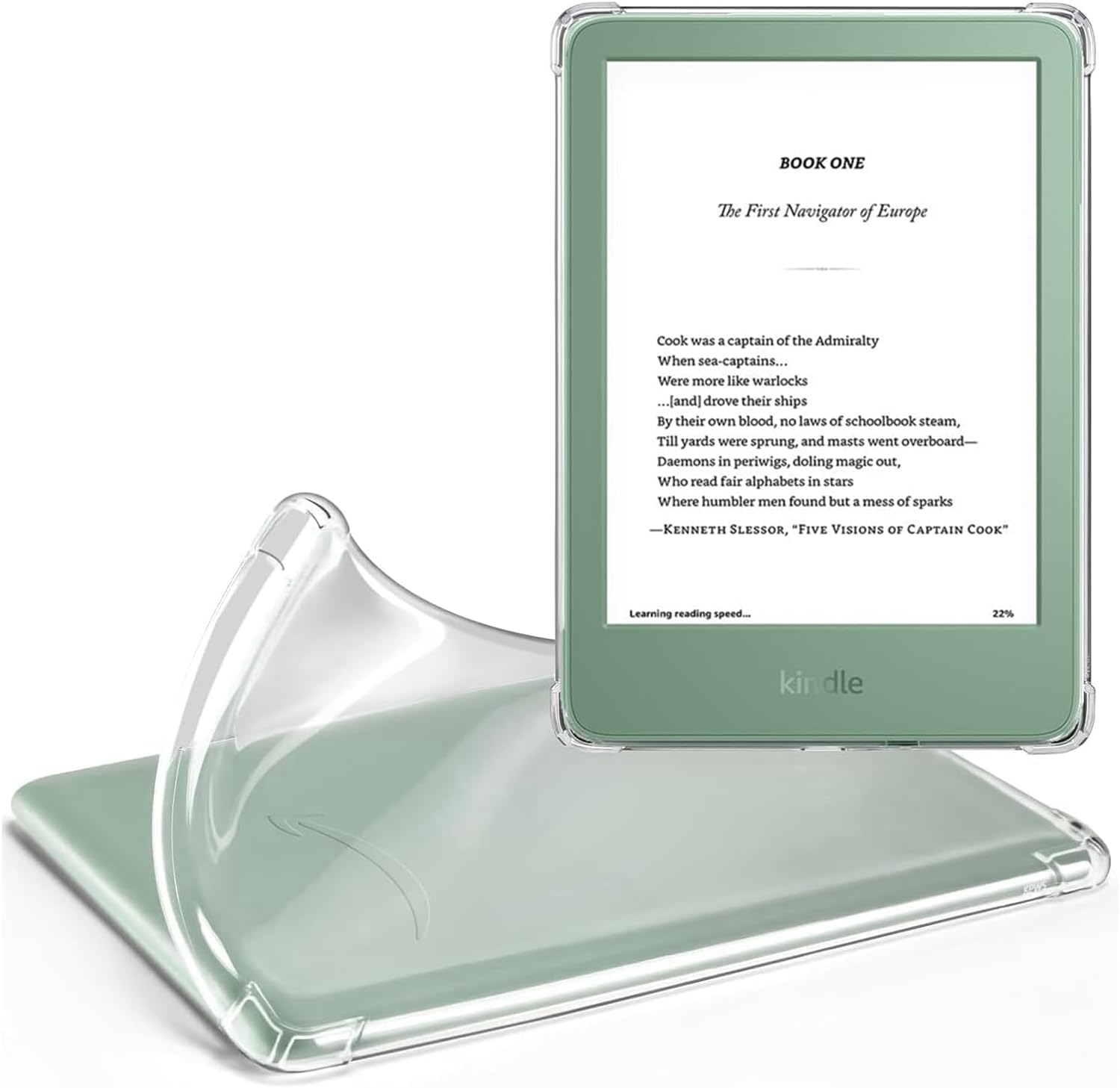 Zcooooool Case for Kindle (2024/2022 Release) Reinforced Corners 6" Clear Cover/Kindle Case image number 6