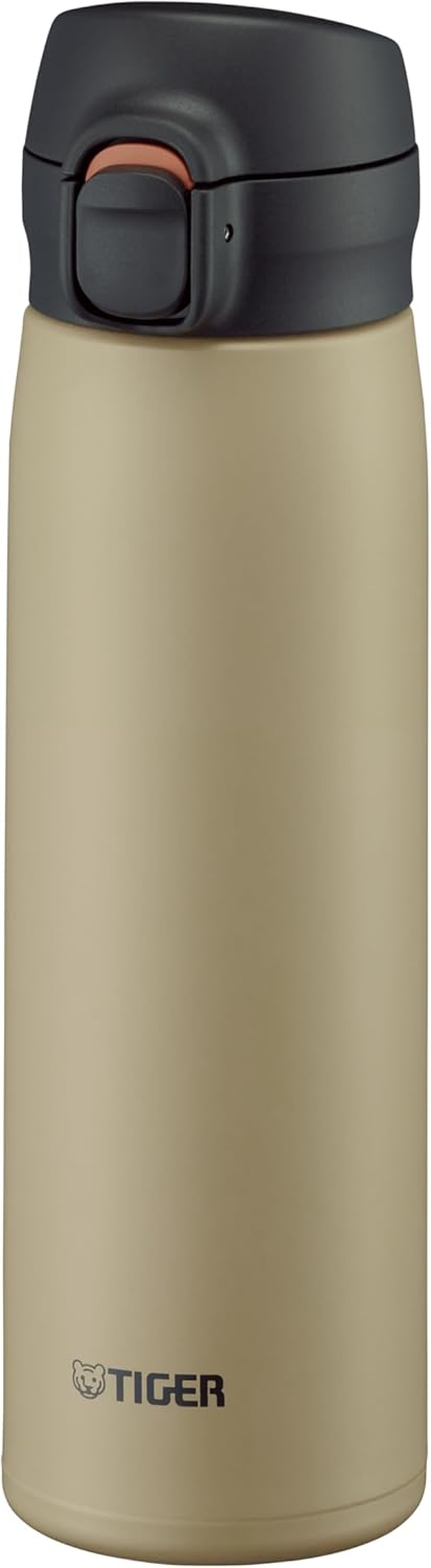 Tiger MKR-W35NCS Water Bottle, 350 Ml, Stainless Steel, One-Push, Vacuum Insulated, Mug