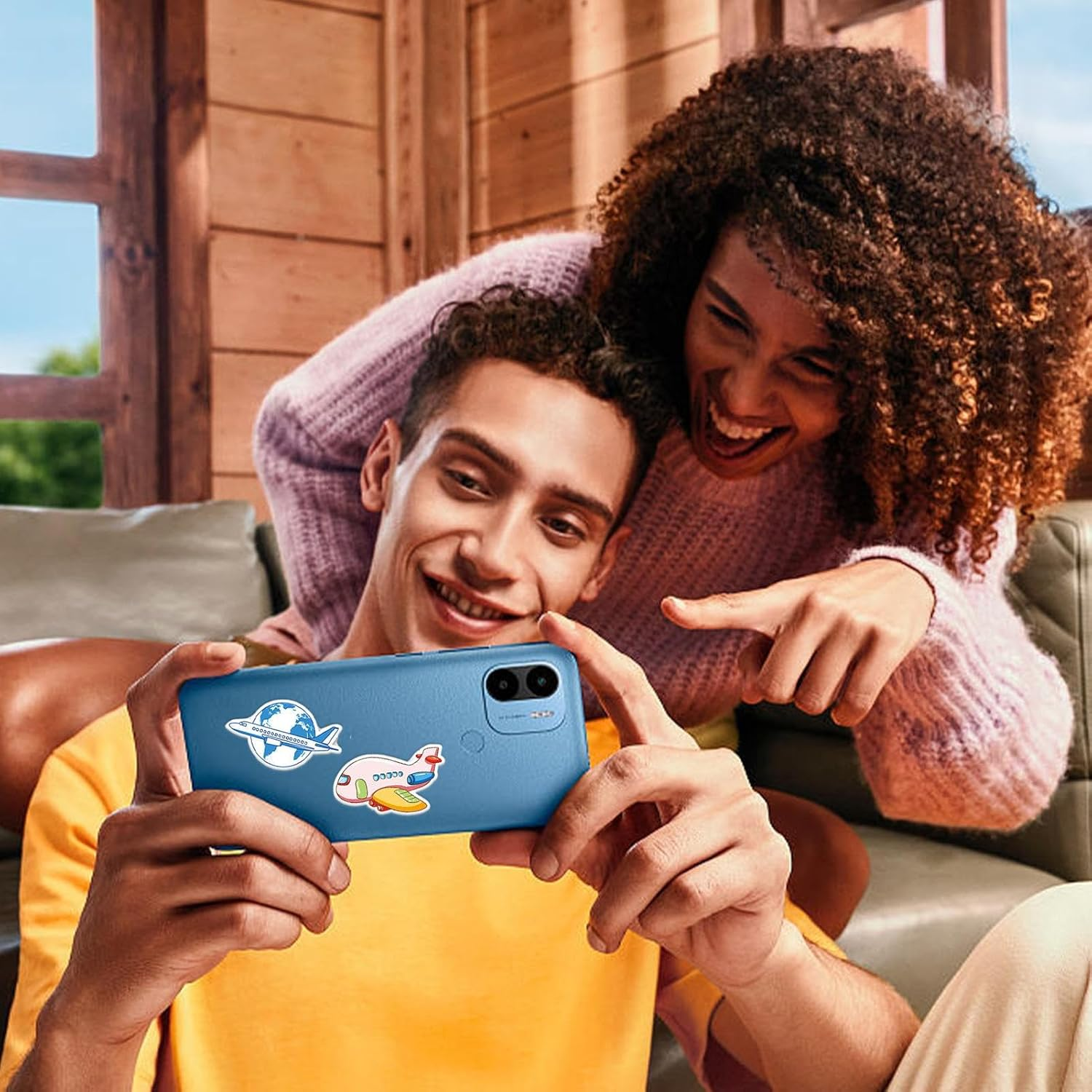 Airplane Water Bottle Stickers - Waterproof Aircraft Laptop Decals,Kids Airplane Toy Decorative Sticker for Refrigerator Luggage Laptop, Airplane Related Gifts Borato image number 5