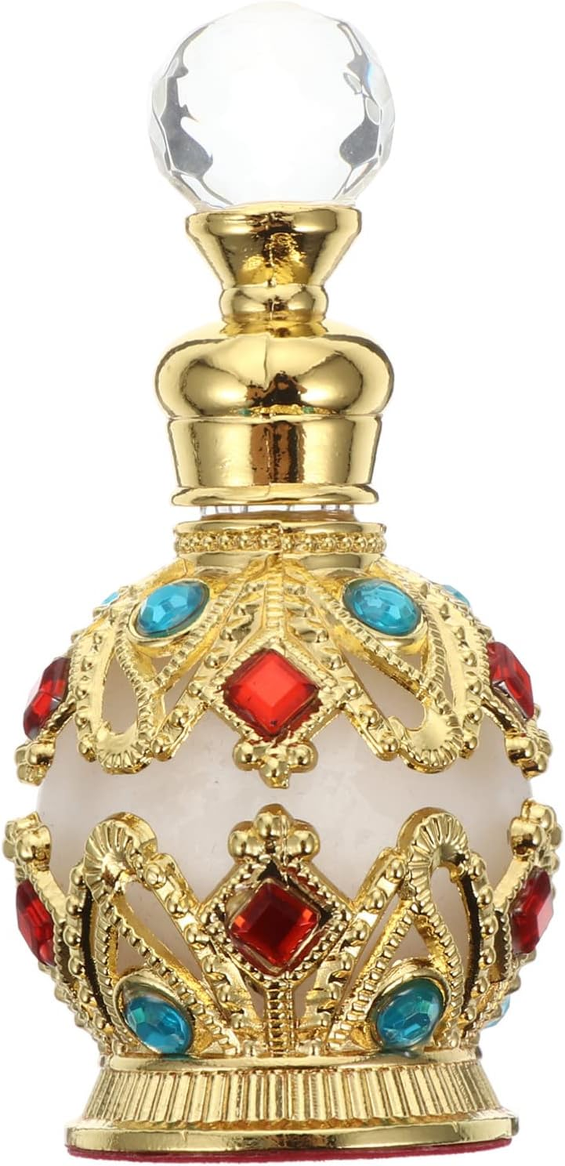 Luxshiny Vintage Empty Perfume Bottle Elegant Fragrance Dispenser for Travel and Collectibles for Essential Oils Lotions and Keepsakes