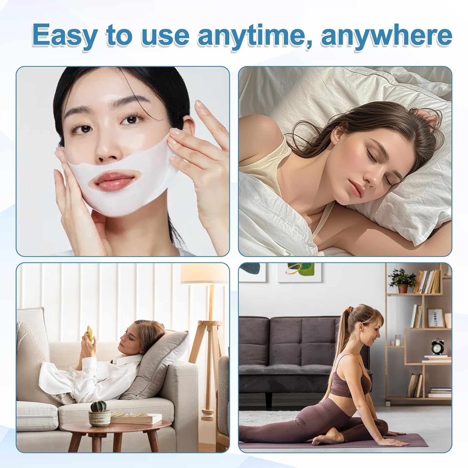 Chinology Double Chin Lifting Mask,Chinology Firming Chin Lift Mask, V-Line Face Lifting,Hydrating & Nourishing Treatment for All Skin Types(2 Pcs) image number 4