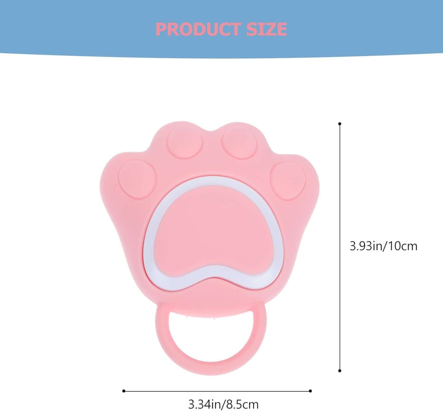 Cabilock 1Pc Multipurpose Bath Brush Silicone Gentle Wash Brush for Baby Shower Scrubber