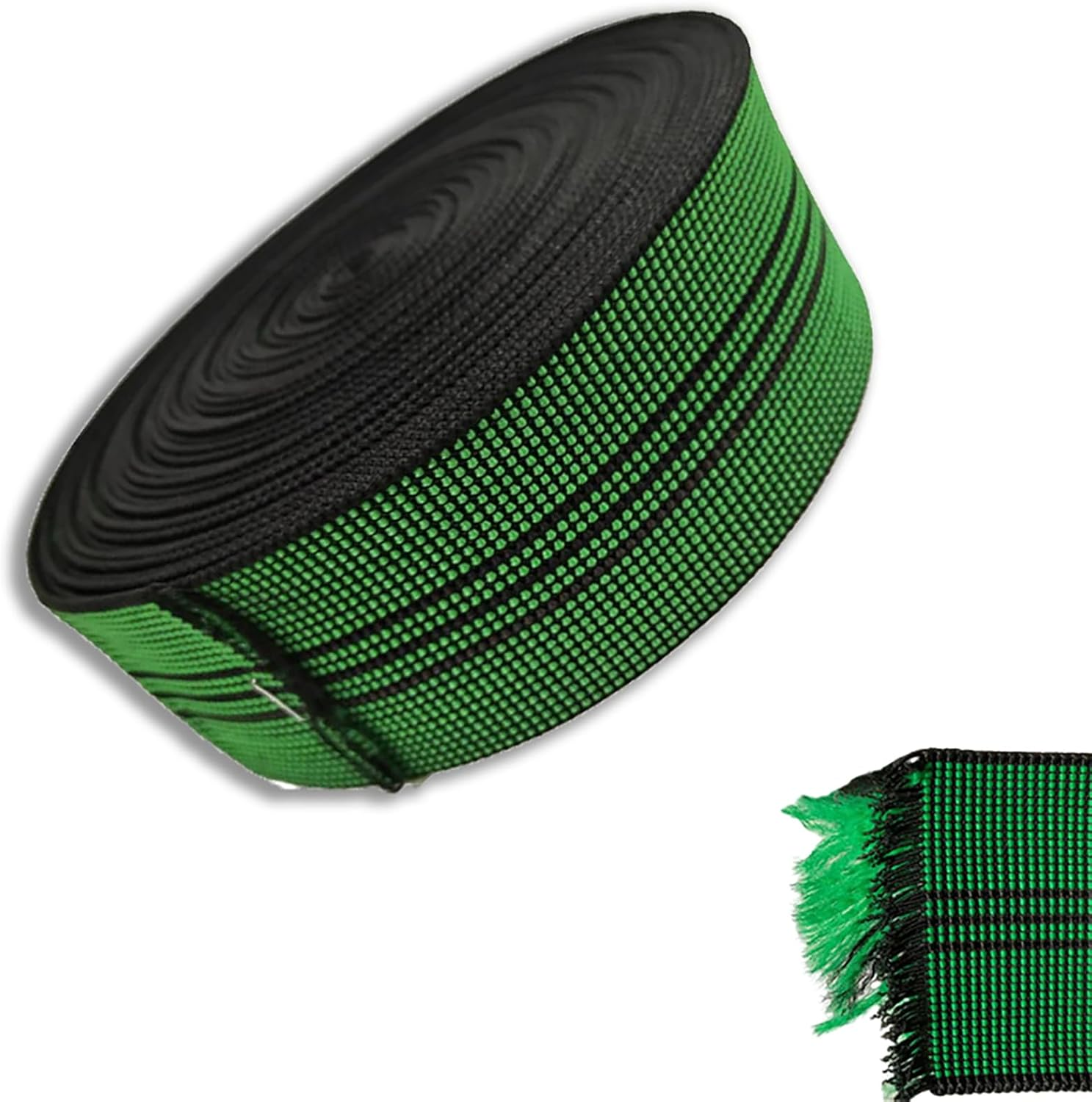 Elastic Belt 2" Wide Replacement Webbing for Furniture - Durable Elastic Latex Band for Chair & Couch Repair, Stretchy Spring Alternative, DIY Kit for Upholstery Projects (10M/32Ft) image number 5