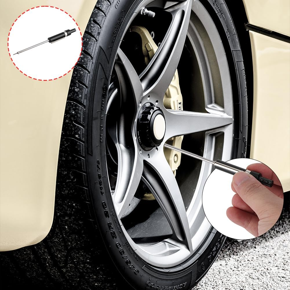 Brake Pad Thickness Gauge, Car Braking Pads Detection Pen Vehicle Brakes Service Pencil Time Saving Tester Measuring Tool Automotive Measurement for Auto Enthusiast Professional Mechanic image number 6