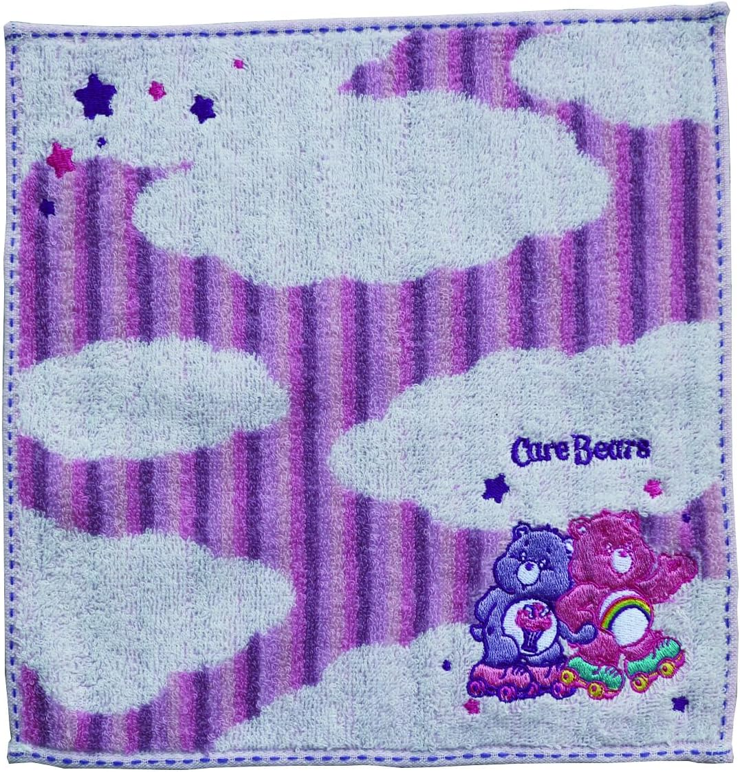 Marushin 5545003200 Mini Towel, Care Bear, Combination Bear (Pink), Handkerchief, Character, 100% Cotton, Antibacterial, Odor Resistant, Cute, Present, Gift, Birthday
