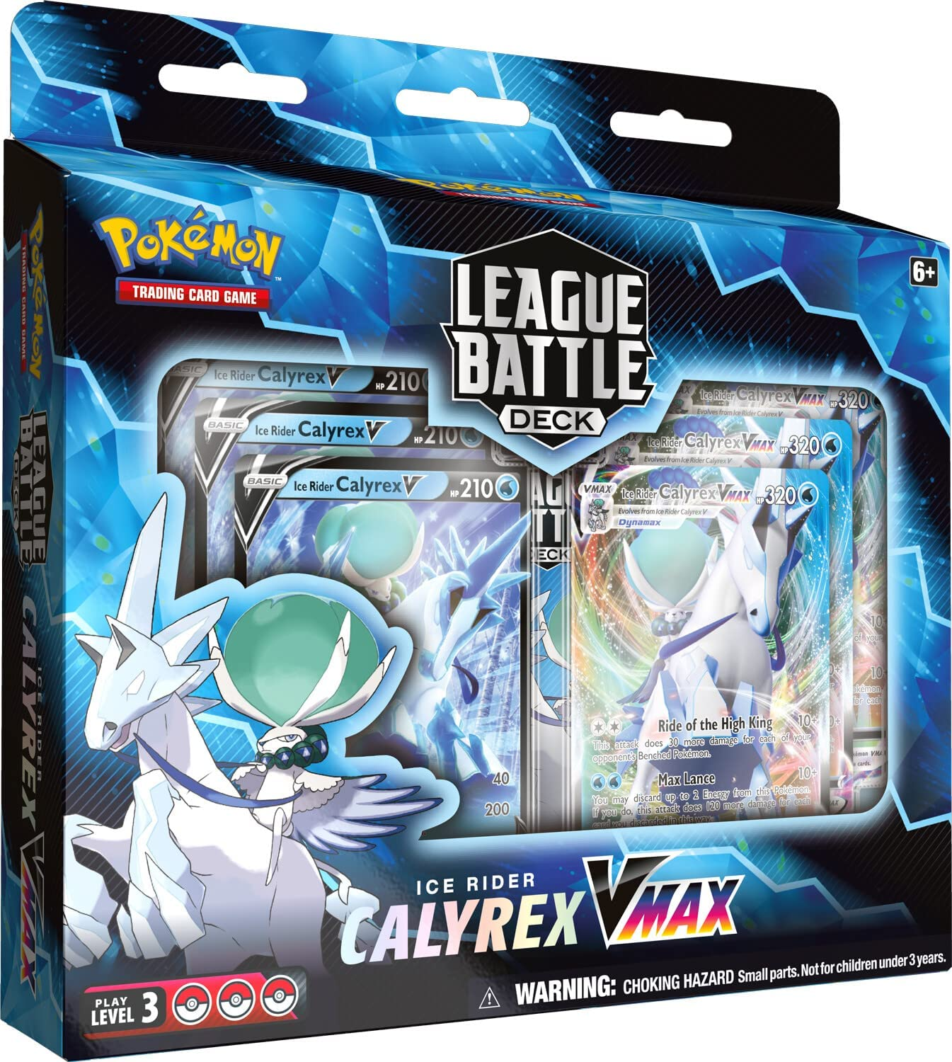 Pokemon Cards: Ice Rider Calyrex VMAX League Battle Deck image number 1