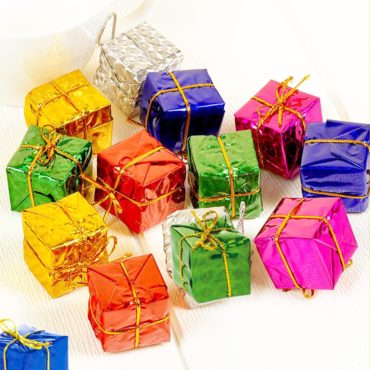 48 Pieces Christmas Tree Decorations for Indoor Outdoor Christmas Decoration (Color) image number 5