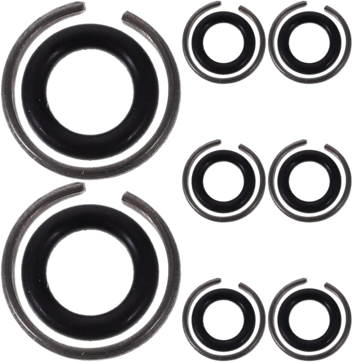 SHINEOFI 8Sets Impact Wrench Socket Retainer -Ring Kit for Power Tool Accessories Retaining for Electric Air Wrenches image number 3