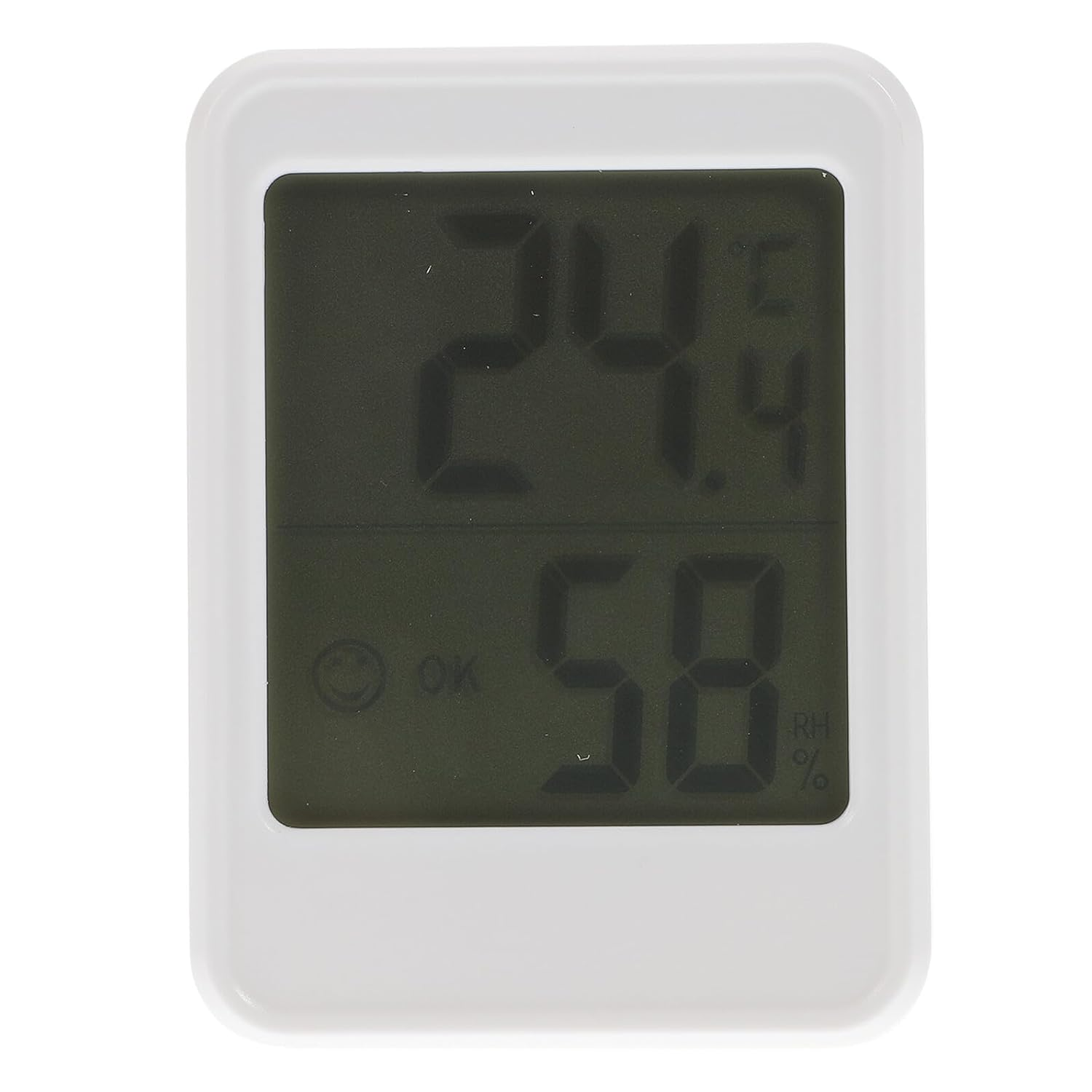 YARNOW Digital Hygrometer Indoor Temperature Humidity Monitor Lightweight Compact Portable for Home Office Nursery with Wall Hook and Stable Performance