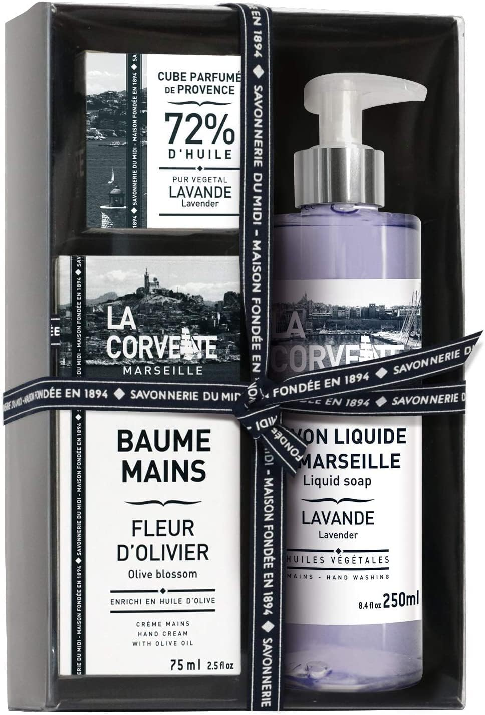 La Corvette Marseille Hand Box Scents of Provence 2-Piece Gift Set