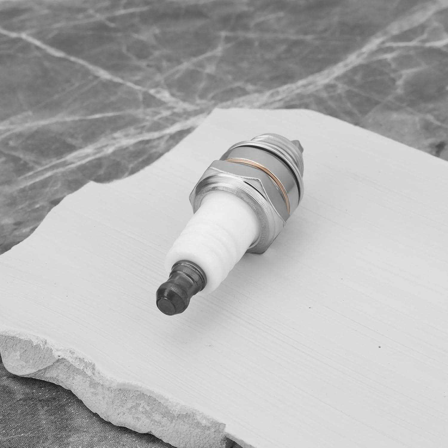 LT Easiyl 2Pcs Lawnmower Spark Plug Replacement Part 577484001 HQT-1 Suitable for Gasoline Chain Saw Hedge Trimmer Compatible with Husqvarna BPM7RA image number 6