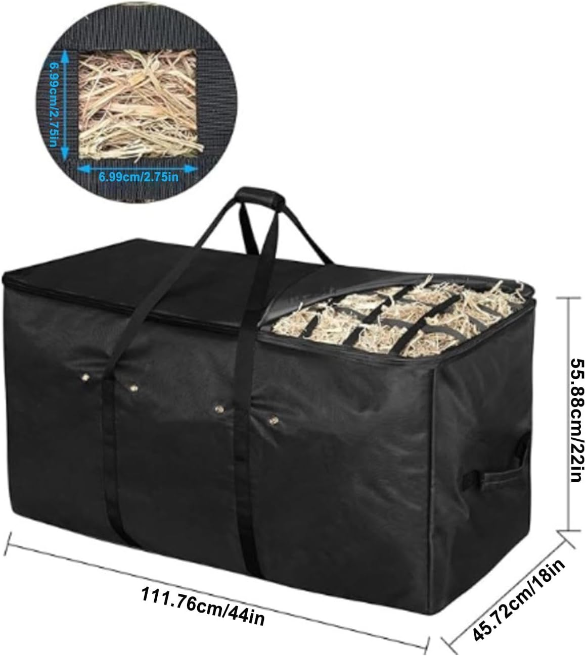 Oxford Oxford Hay Bale Storage Bag Maintenance Bag | Waterproof and Extra Large Hay Storage Container for Transport and Protection