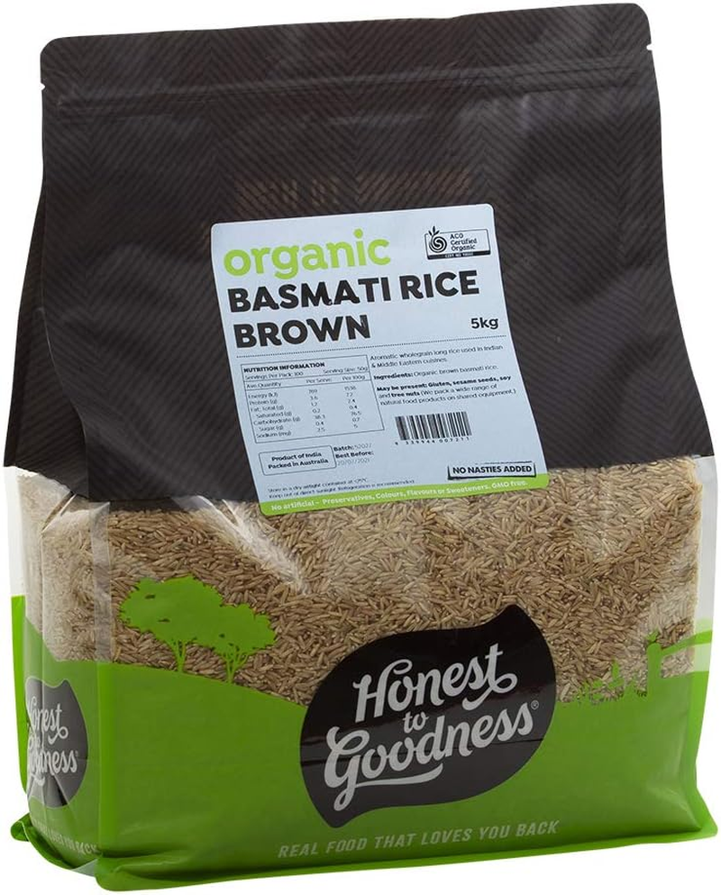 Organic Brown Basmati Rice 5KG image number 2