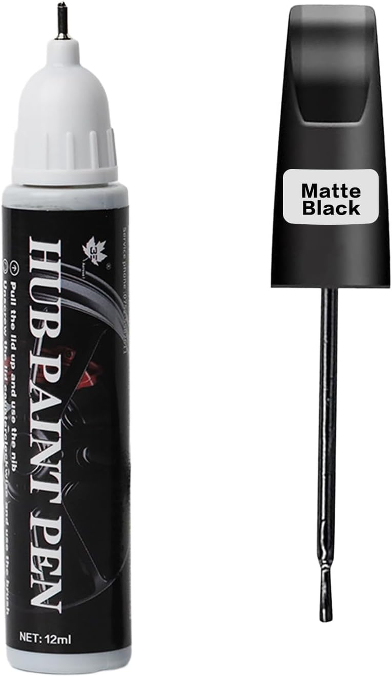 Kaoruo Matte Black Rim Touch up Paint, Quick and Easy Wheel Scratch Repair, Rim Paint for Car Wheel Repair Wheel Repair Kit Curb Rash image number 5