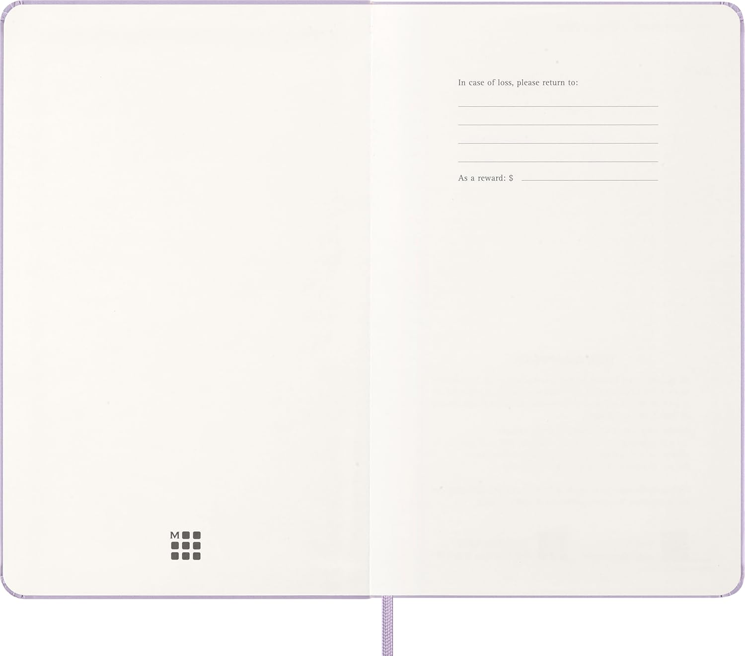 Moleskine - 2026-12 Month Daily Hard Cover Diary - Large - Lilac image number 5