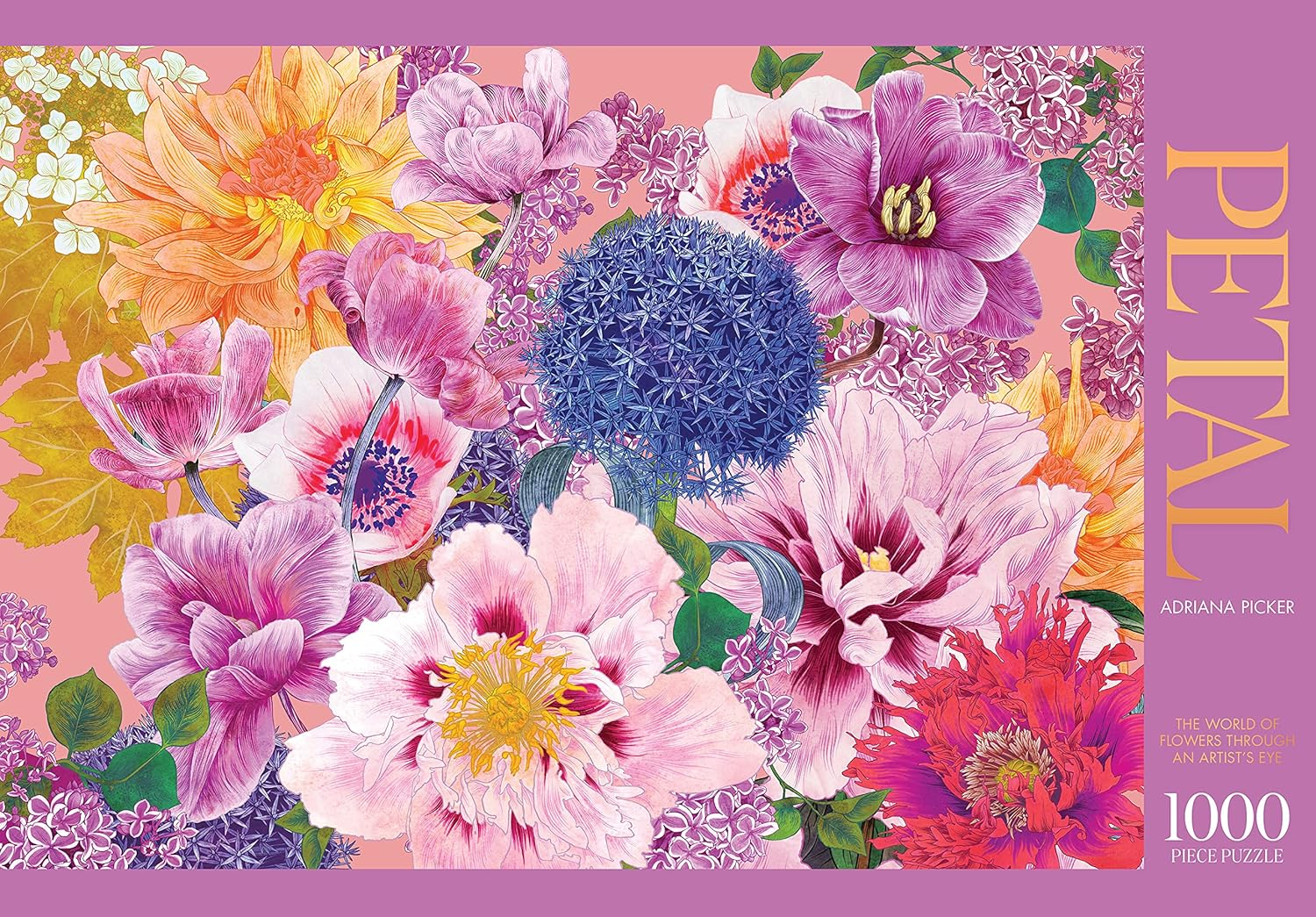 Petal: the World of Flowers through an Artist'S Eye - 1000-Piece Puzzle