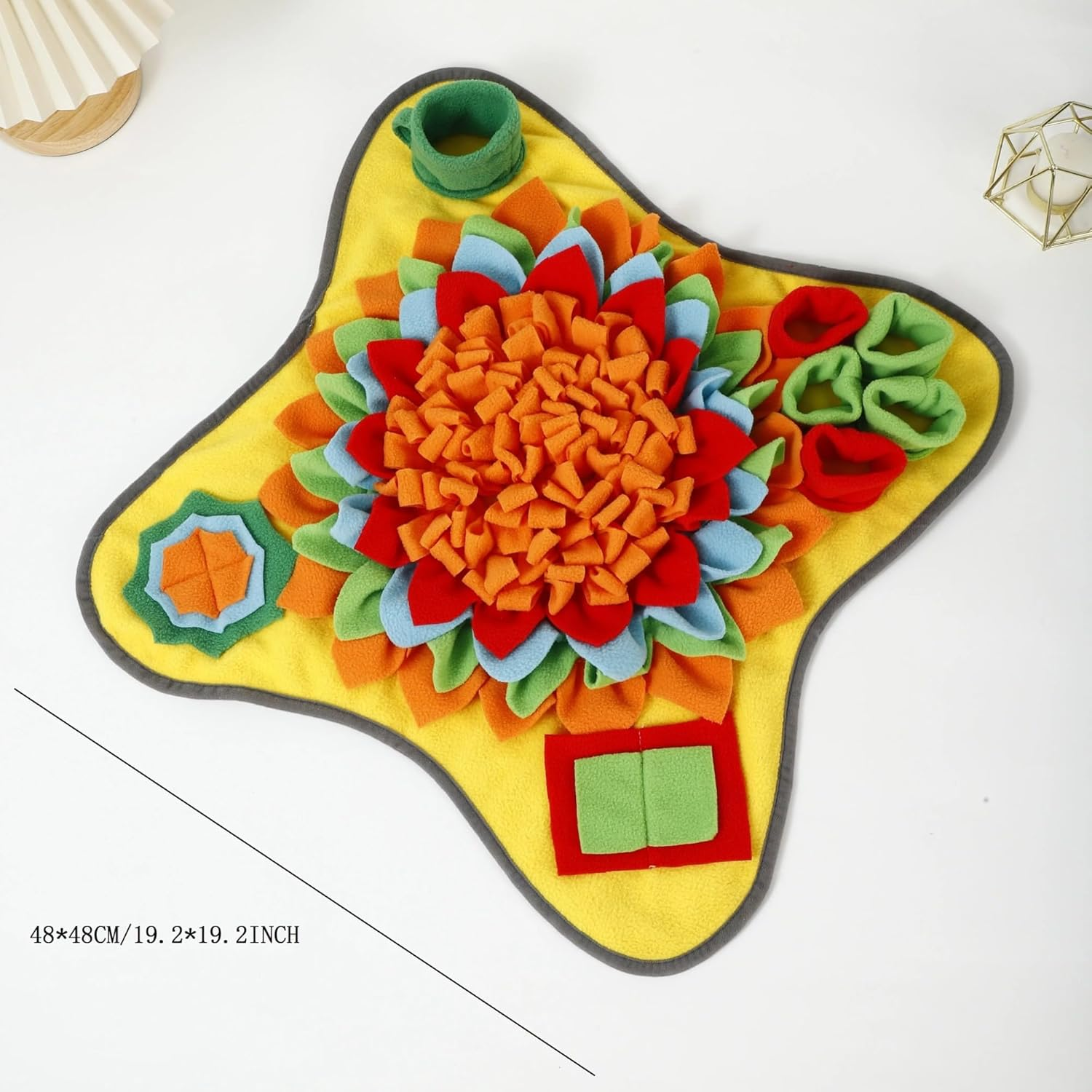 ROY Sniffing Rug for Dogs and Cats, Food Sniffing Feeding Mat, Sniffing Mat Dog, Puppy Training Mat for Slow Feeding, Dog Game, Training Mat - Intelligence Toy for Dogs image number 2