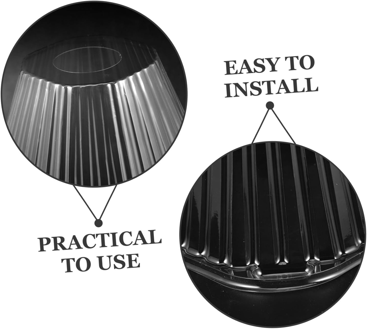 SEWOART Garden Cloche Dome and Frost Protection Plant Covers for Outdoor Gardening, Plastic Reusable Bell Jar with Sunshade and Snail Deterrent, Cone-Shaped Plant Protector for Vegetable image number 3