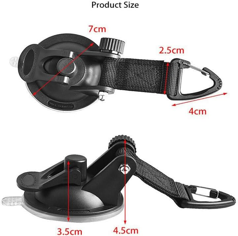 4PCS Heavy Duty Suction Cups,Camping Tarp Accessory Suction Cup Attachment,Outdoor Strong Suction Cup Wall Anchor for Camping Car Van Truck Boat Front and Side Awning (4) image number 2
