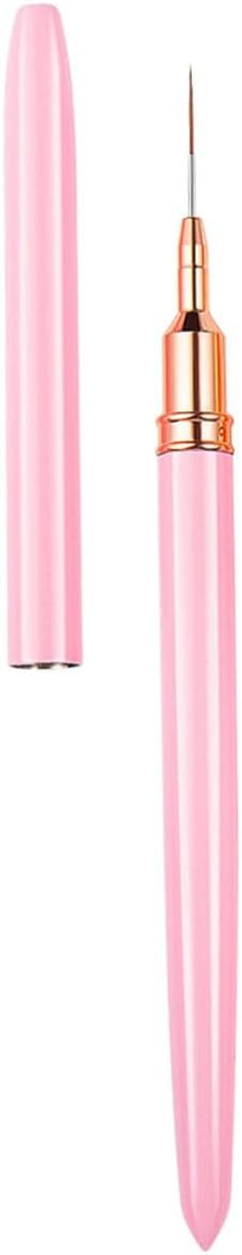 ADOCARN Nail Art Drawing Pen Flexible Brush for Nail Designs Manicure Accessory Absorption for Gel Polish Art image number 1