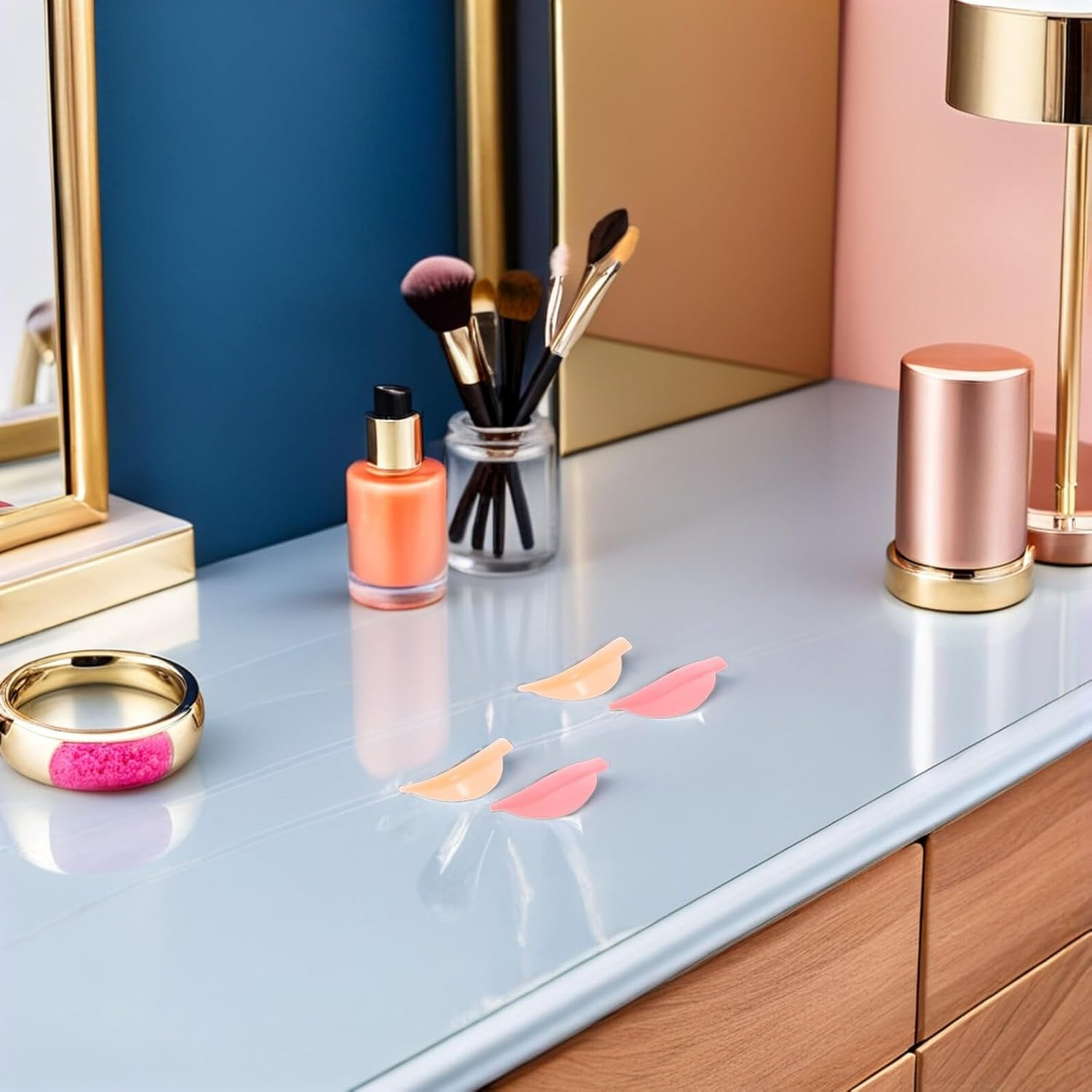 20Pcs Silicone Eyelash Lift Pads for Different Lash Lengths Reusable Soft Lash Curl Shields for Gentle Eye Use for Natural Curling and Lifting image number 1