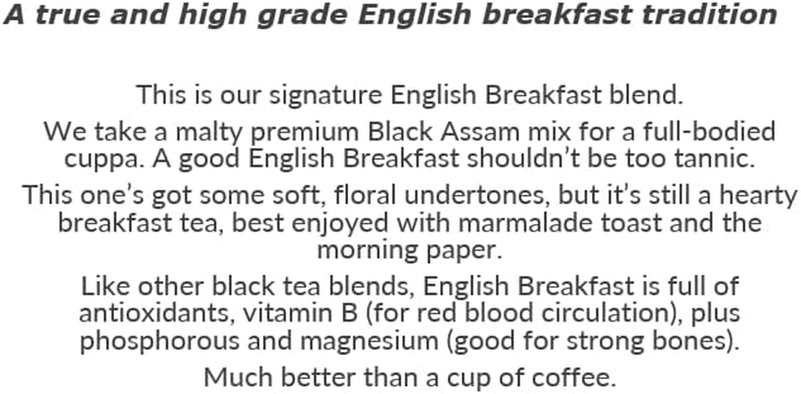 Organic English Breakfast (Premium) 250G image number 1