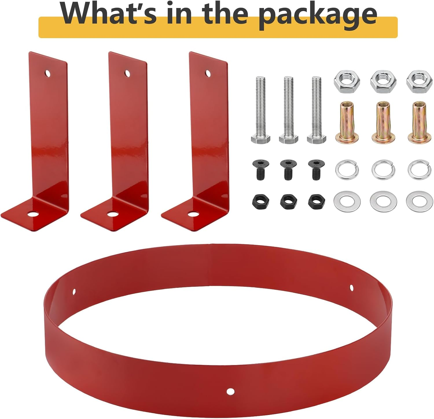 SPARKWHI 5 Gallon Bucket Holder 16 Inch Diameter, Bucket Holder Rack for RV, Truck, Cart, UTV, Landscape Trailer