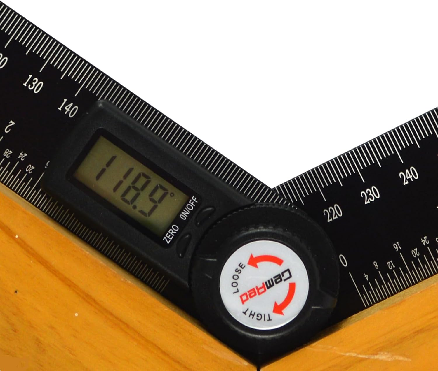 Gemred 82305 Digital Protractor (Aluminum) image number 1