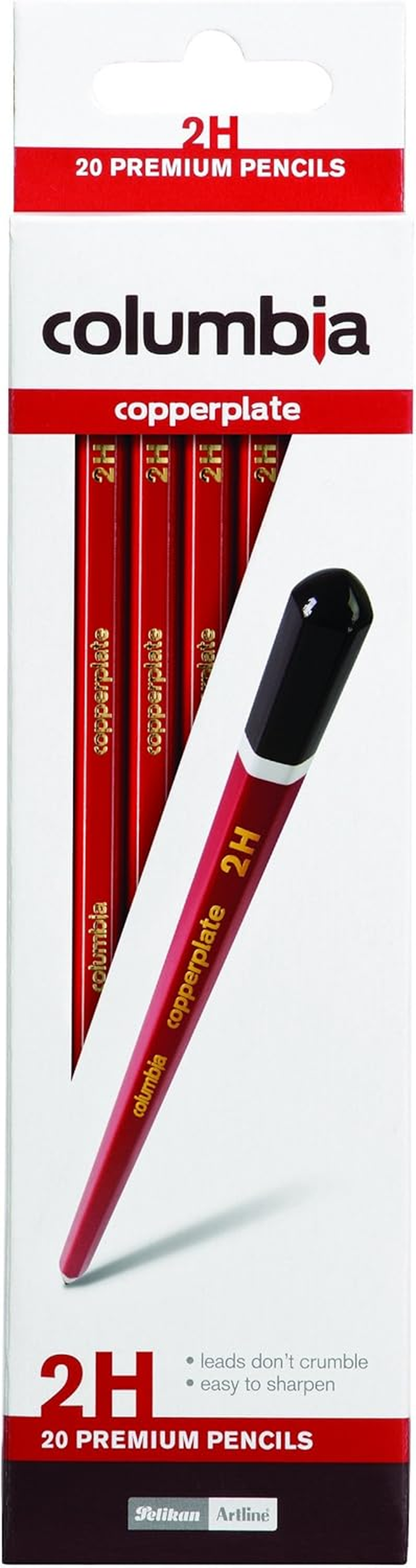Columbia Copperplate Lead Pencil Hexagonal 2H Bx20