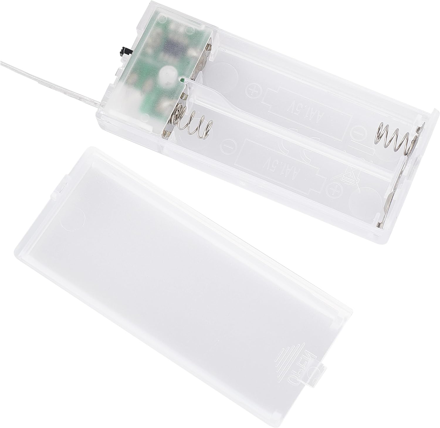 EMOS - LED Wooden Village, Foldable - Wooden Decoration with Village, Warm White - 6/18H Timer, 30Cm Cable, Battery Operated (2X AA) - Lifetime 10000 Hours - for Indoor Use - Natural Wood image number 4