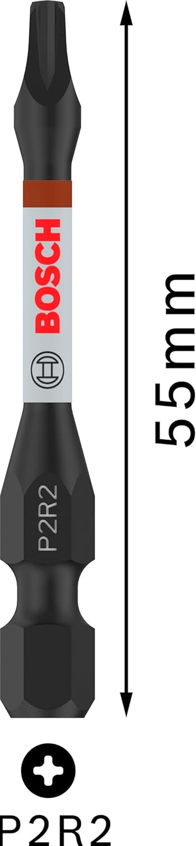 Bosch 5X PRO P2R2 Impact Bit (125 X 75 Mm, Professional Accessories Screwdriver, Screwdriver) image number 3