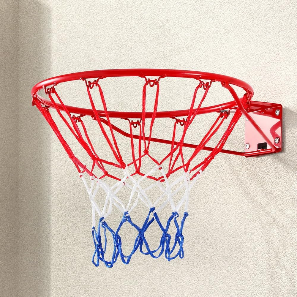 Everfit Basketball Ring Hoop Rim Goal Net 45CM Wall Mounted Outdoor Hanging image number 6