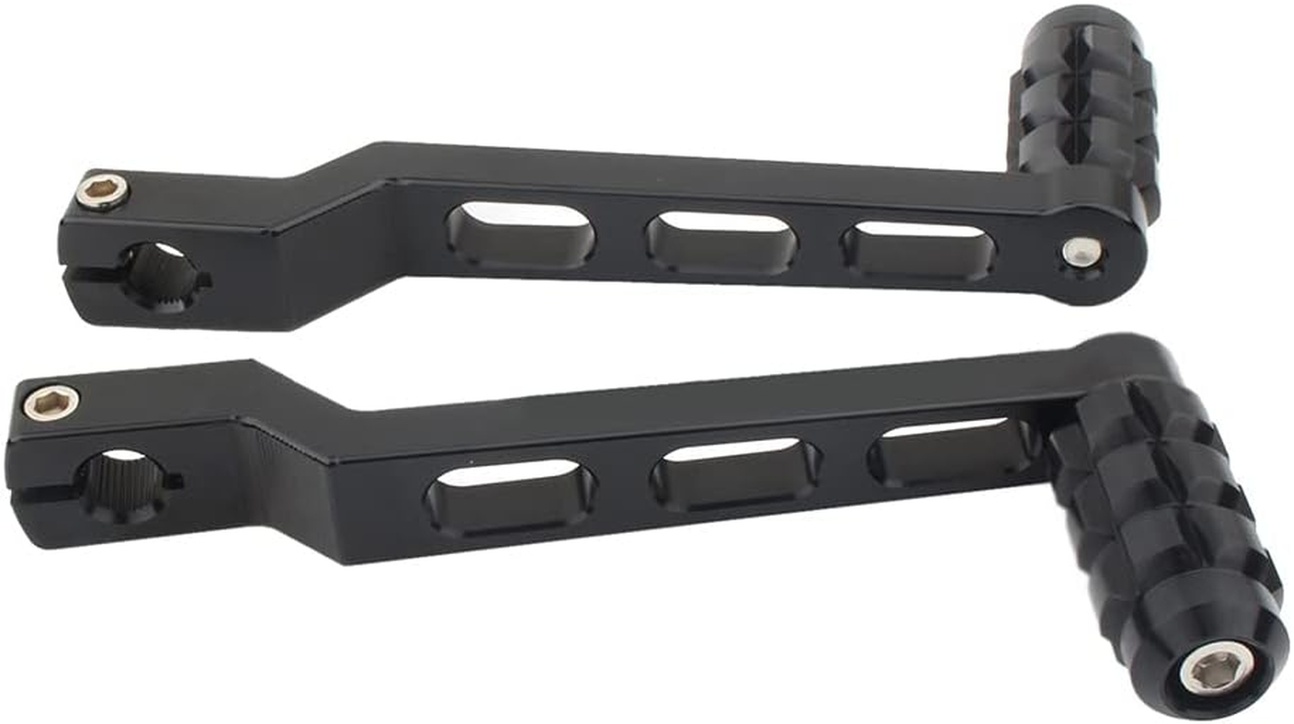 RAGBUSCLE Motorcycle Shift Lever Heel Toe Gear Shifter Shift Lever, 2 PCS Chrome Compatible with Harley-Davidson FL Softail 1986-2017, Touring 1988-Later, Trike Models 2008-Later, Chrome image number 6