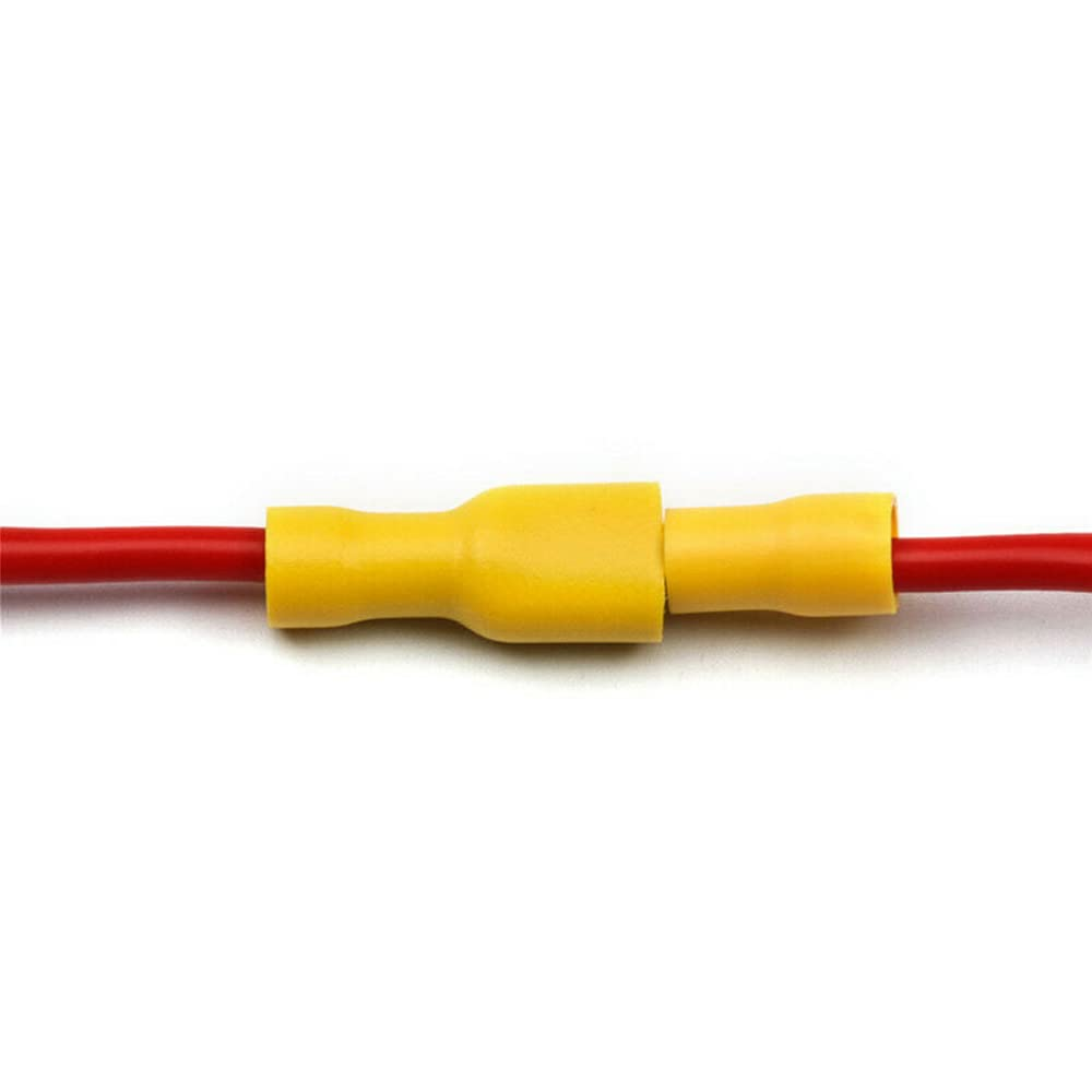 100Pcs Assorted Electrical Wire Connector Insulated Spade Crimp Terminals Set AU image number 5