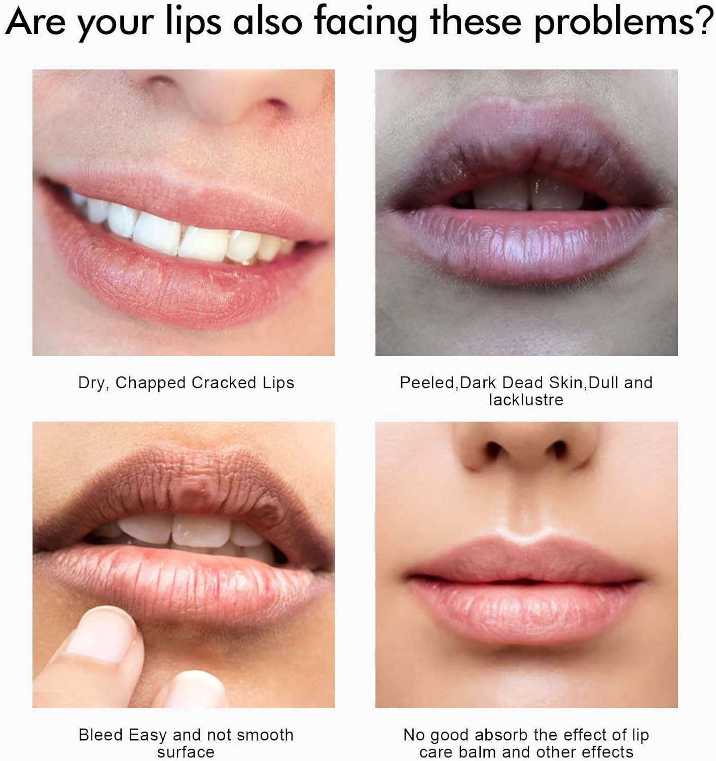 Lip Scrub Tool Silicone Lip Brush Exfoliating Double-Sided Lip Scrubber Tool for a Smoother and Fuller Appearance,Cleaner(3 Colors,3 PCS) image number 1