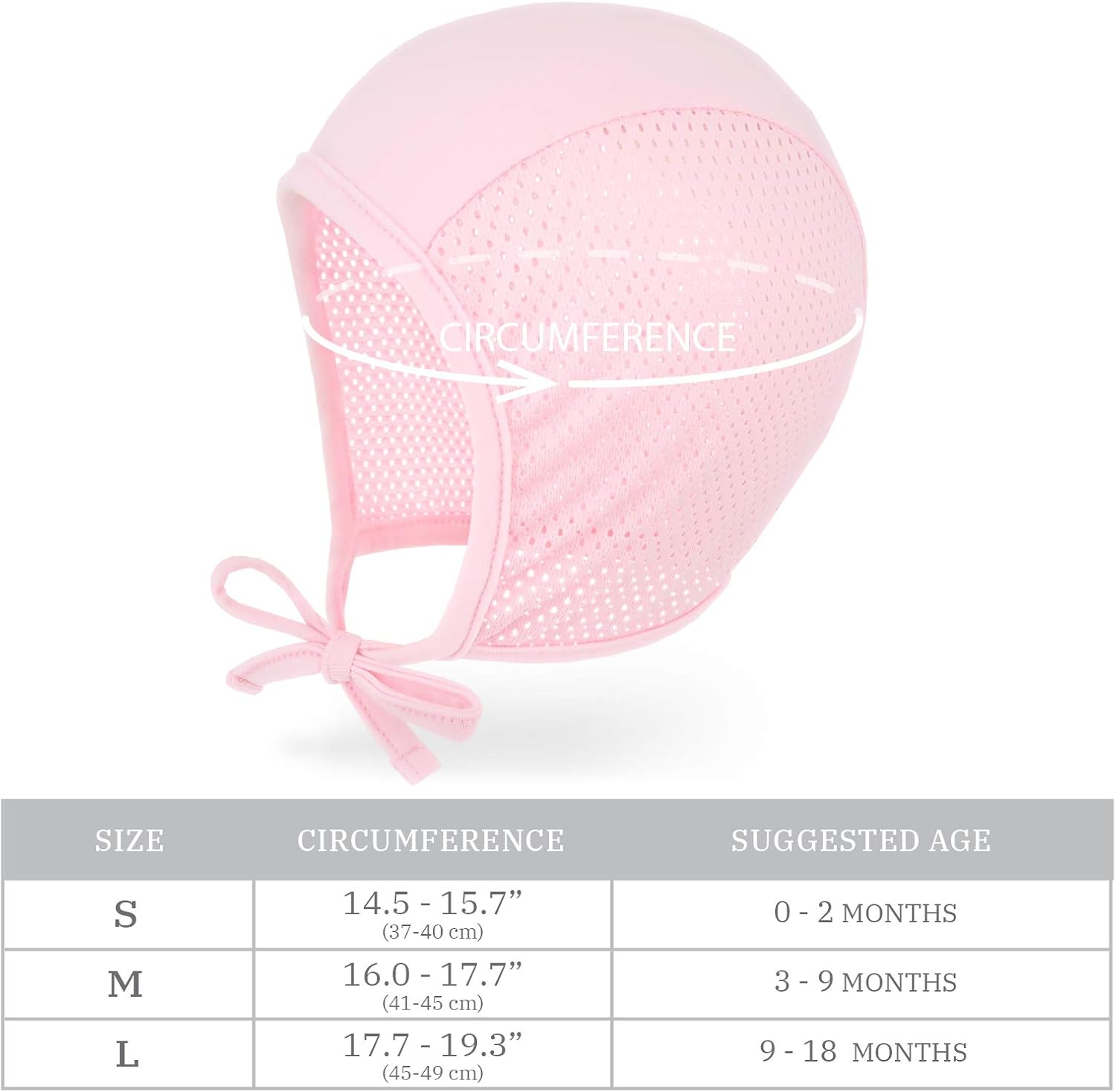 JELLYTREE Baby Hat Bonnet Summer Mesh Soft Toddler Boys Girls Fashion Pilot Cap Baby Hat Infant Beanie, 6M 12M 18M