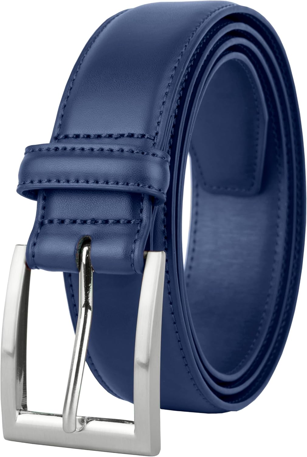 Gelante Men'S Classic Dress Leather Belt Black & Brown Color