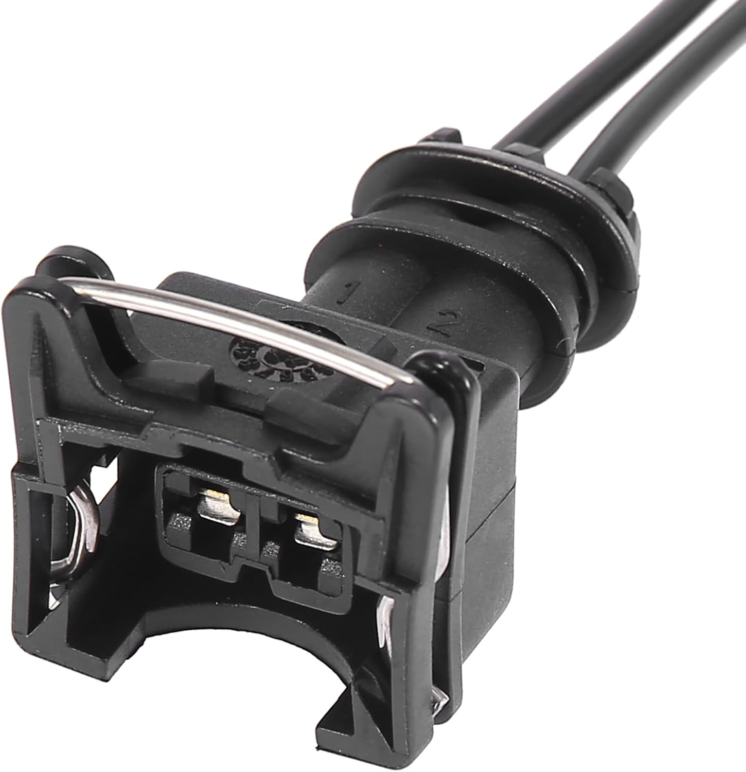 X AUTOHAUX 8Pcs Car Fuel Injector Connector Cable for EV1 for OBD1 Fuel Injector Plug Harness Pigtail Wire image number 4