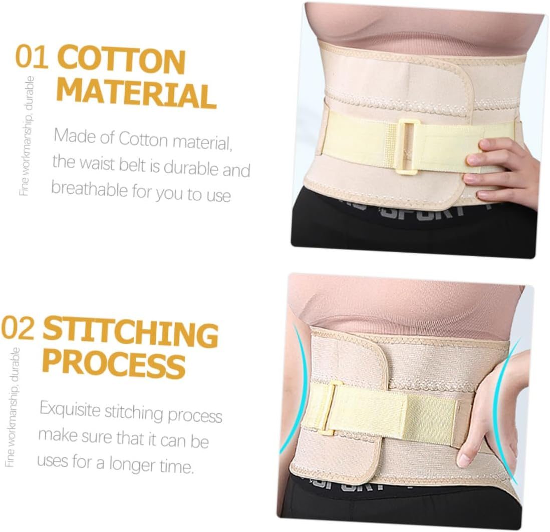 Postpartum Waist Trainer Band for Women Breathable Cotton Abdominal Girdle with Steel Support Waist Shaper for Postpartum Suitable for Yoga Running and Daily Wear